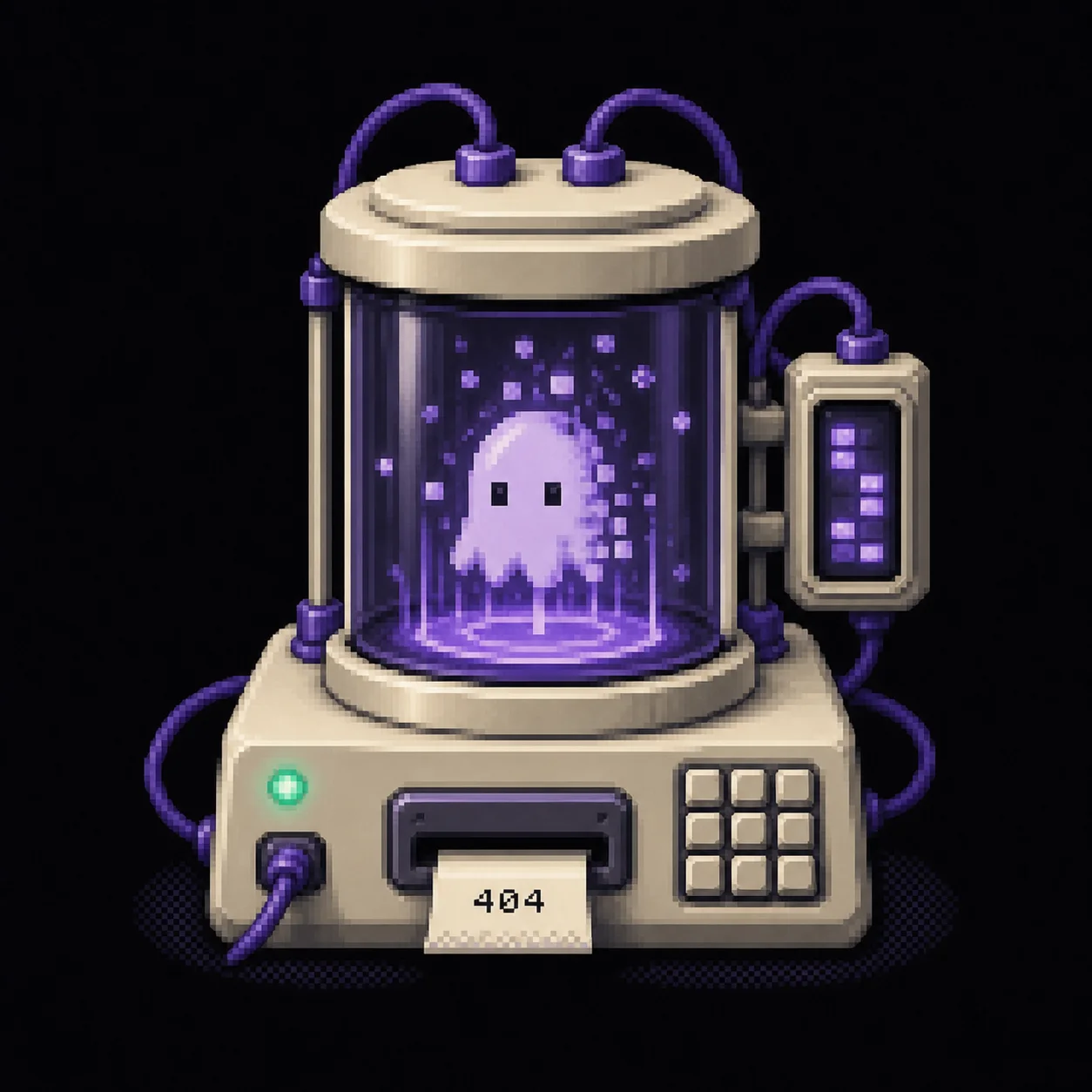 The 404 Machine connecting liquid $OTO to a 404 Terminal NFT